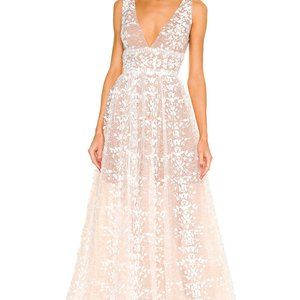 Bronx and Banco Megan Blanc Maxi Dress